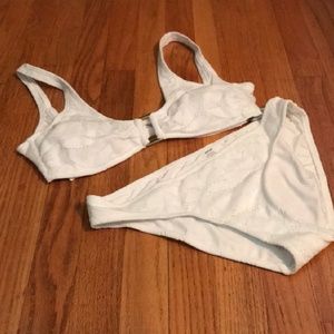 Aerie White Lace Bikini